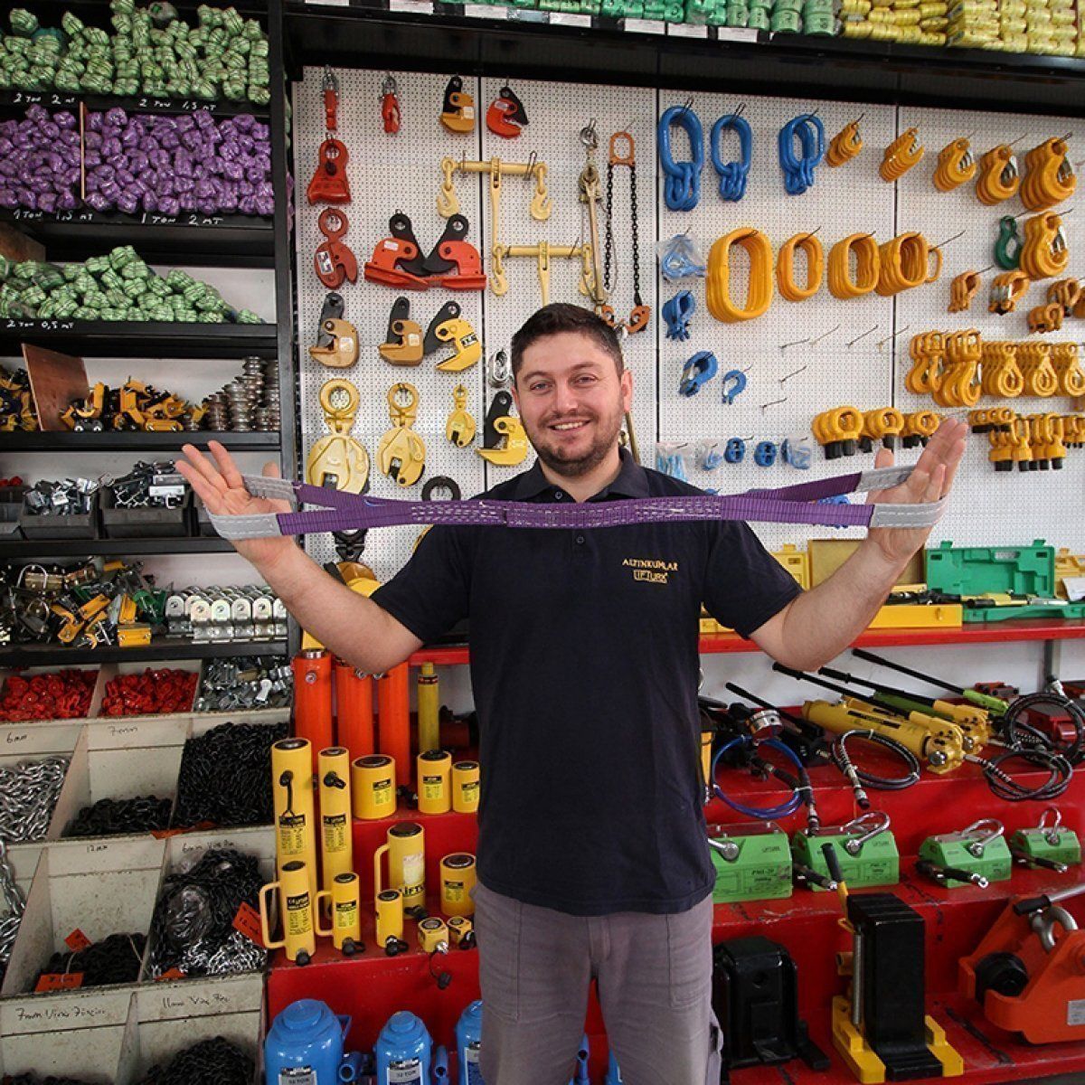 1 TON 1 MT POLYESTER GÖZLÜ SAPANLAR