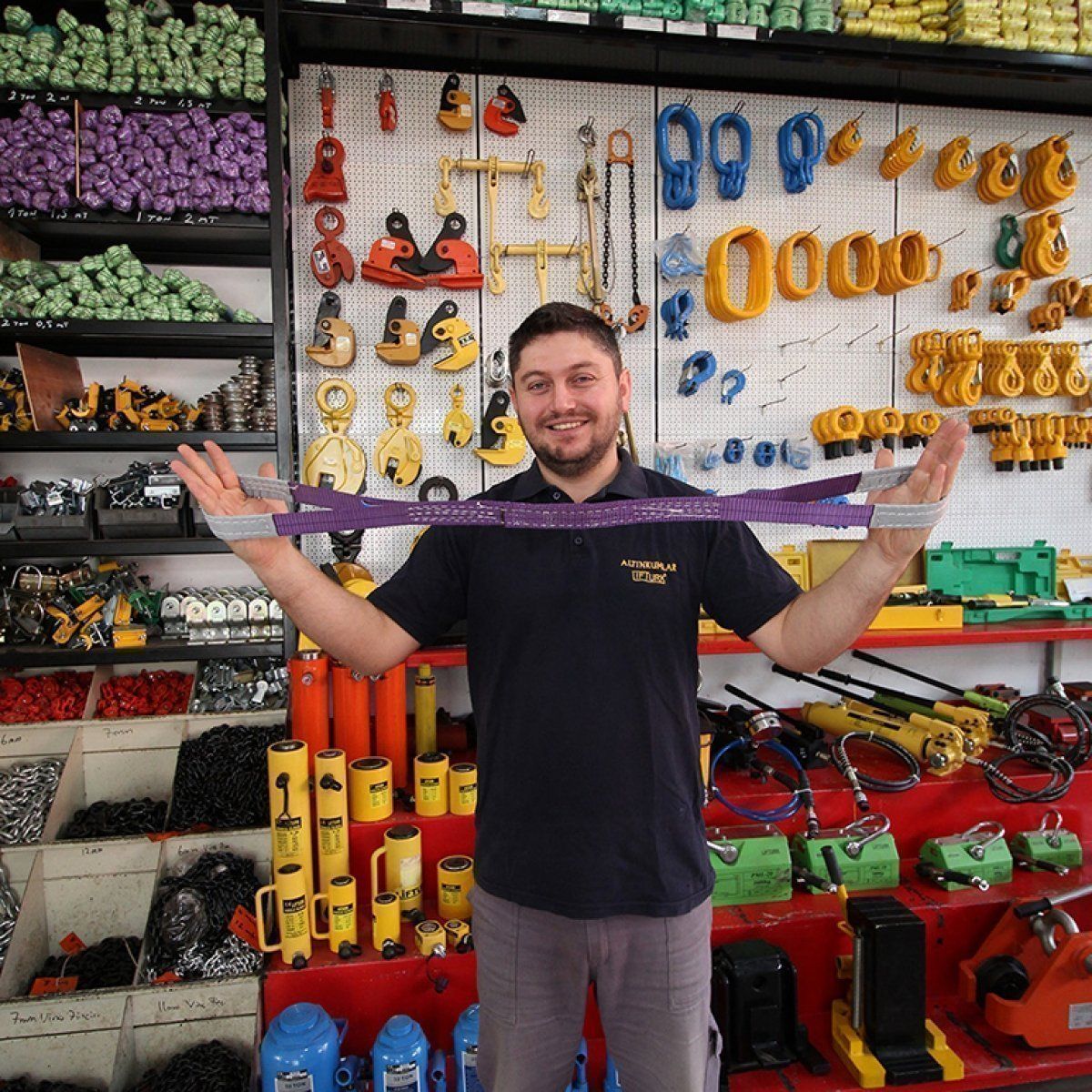 1 TON 10 MT POLYESTER GÖZLÜ SAPANLAR