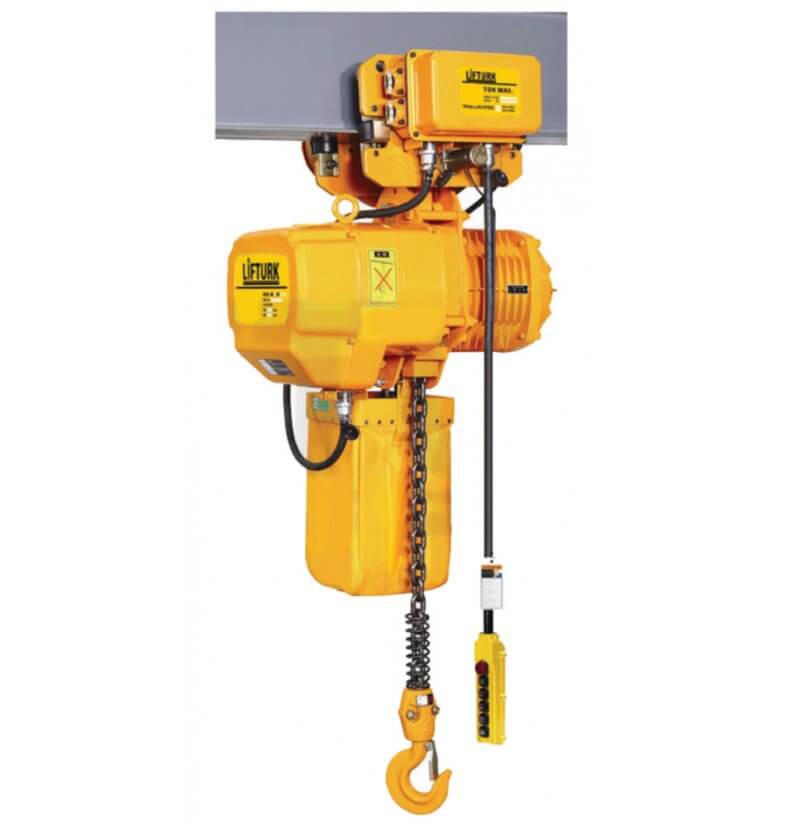 1 TON ELEKTRİKLİ YÜRÜYÜŞLÜ ZİNCİRLİ VİNÇ