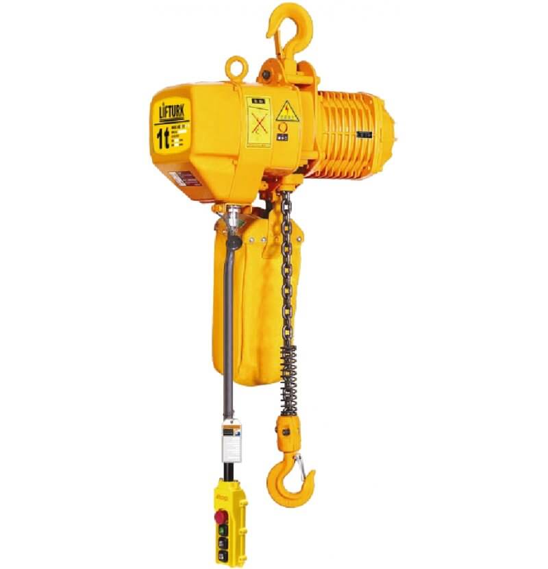 1 TON SABİT KANCA ASKILI ÇİFT HIZLI ZİNCİRLİ VİNÇ