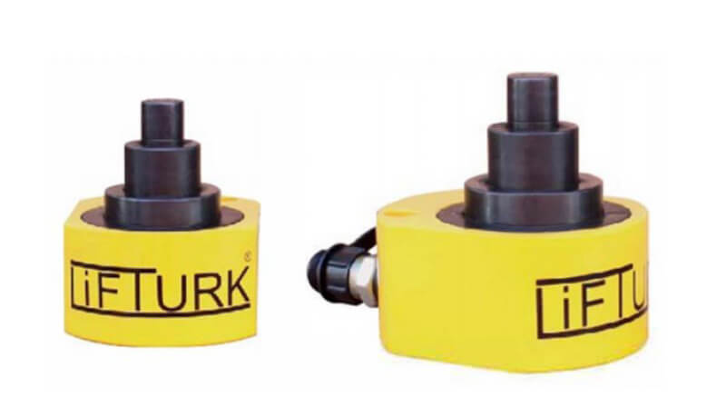 10 TON 25 MM TEK TESİRLİ TELESKOPİK KISA SİLİNDİR KRİKO