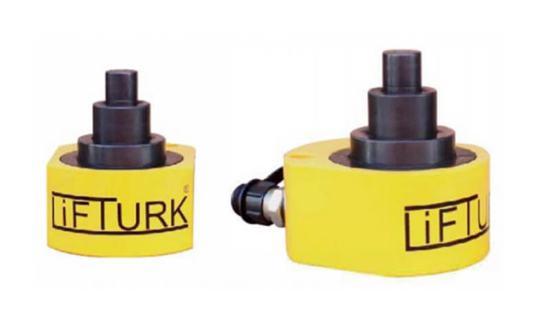 20 TON 27 MM TEK TESİRLİ TELESKOPİK KISA SİLİNDİR KRİKO