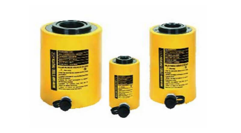 20 TON 50 MM TEK TESİRLİ  DELİKLİ SİLİNDİR KRİKO