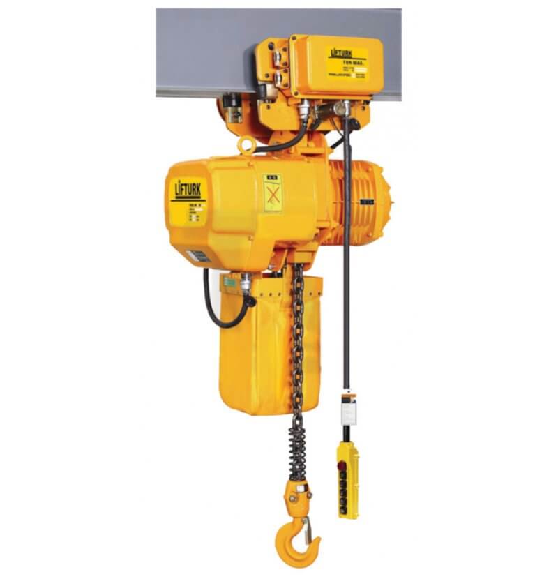 3 TON ELEKTRİKLİ YÜRÜYÜŞLÜ TEK ZİNCİRLİ VİNÇ