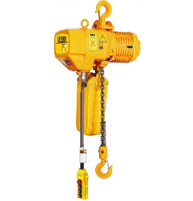 3 TON SABİT KANCA ASKILI TEK ZİNCİRLİ VİNÇ