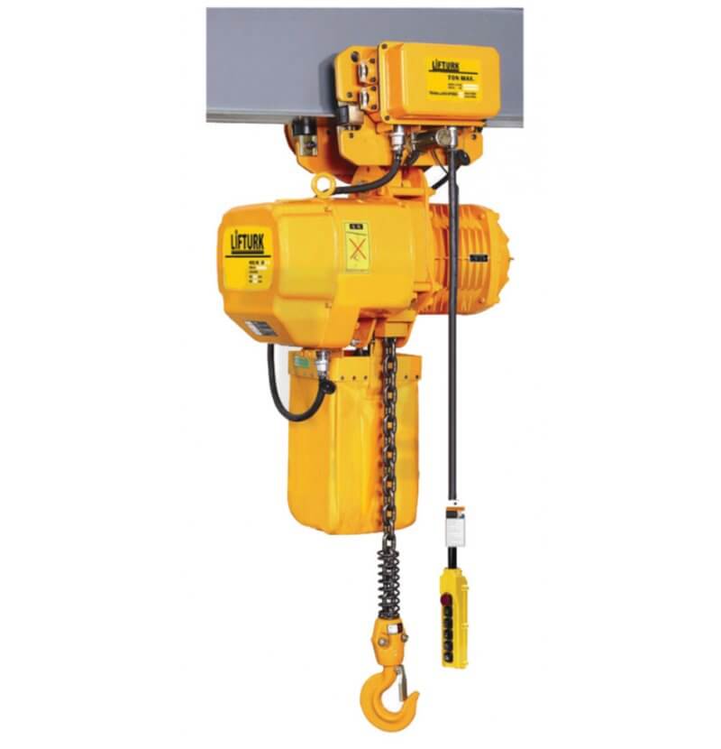 500 KG ELEKTRİKLİ YÜRÜYÜŞLÜ ZİNCİRLİ VİNÇ