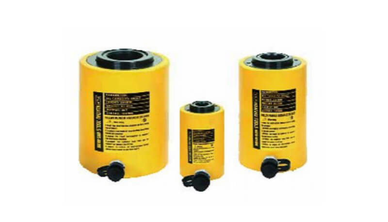 60 TON 50 MM TEK TESİRLİ  DELİKLİ SİLİNDİR KRİKO